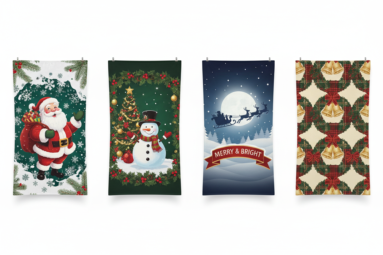 FUNDAS PARA PUERTAS NAVIDEÑAS