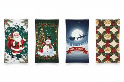 FUNDAS PARA PUERTAS NAVIDEÑAS